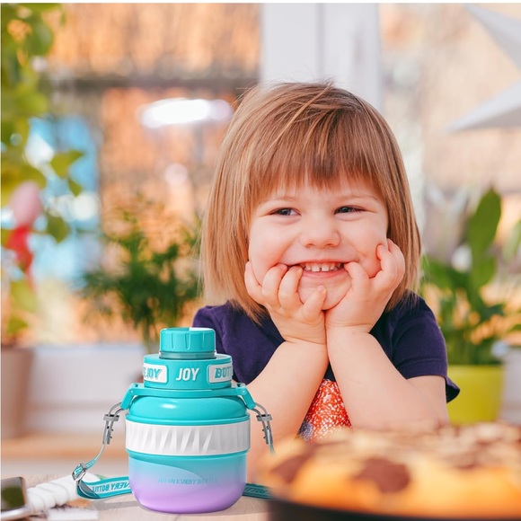 JoyLab Turquoise and Purple Water Bottle - Picture 2 of 7